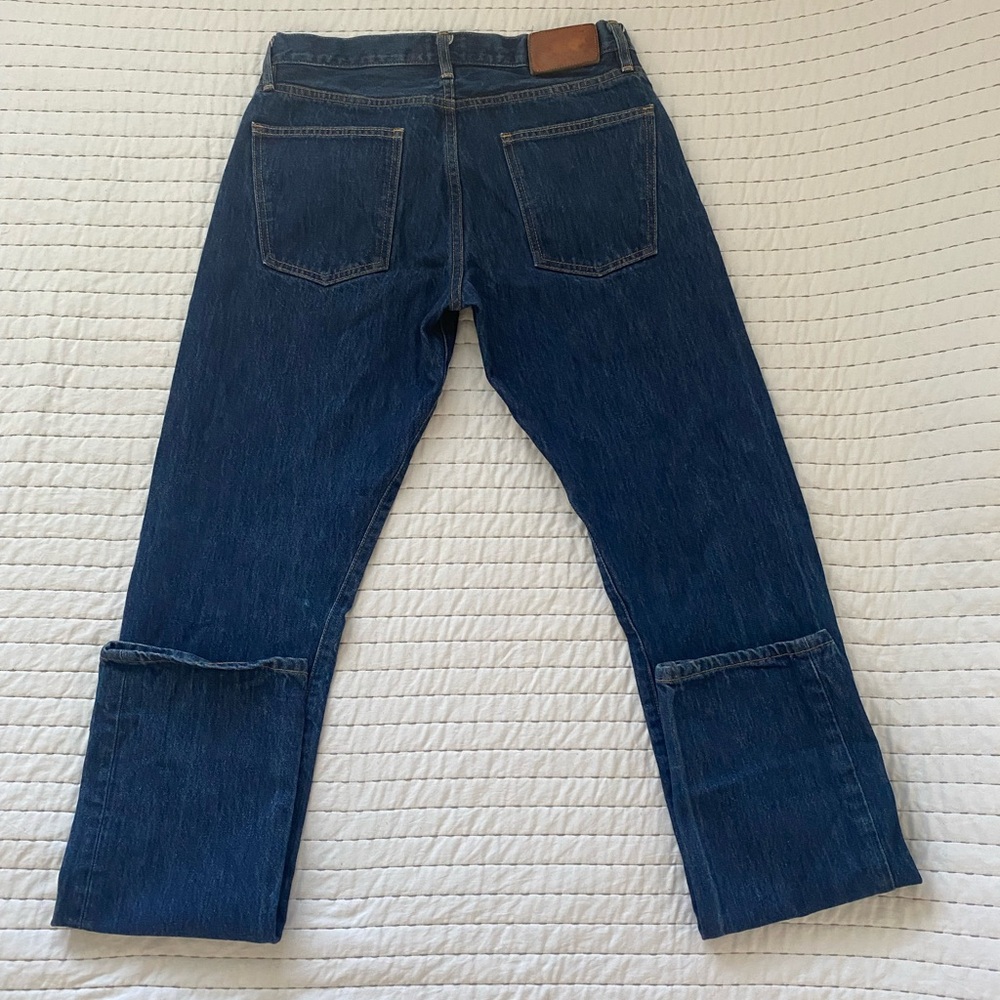 Taylor Stitch Democratic Deep Blue Straight Jeans - Picture 7 of 11